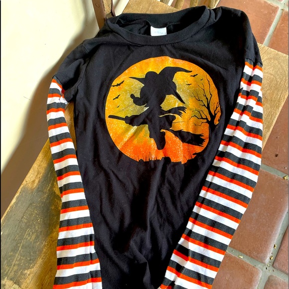DISNEY HALLOWEEN MICKEY MOUSE Flying Witch Top S - Picture 10 of 11
